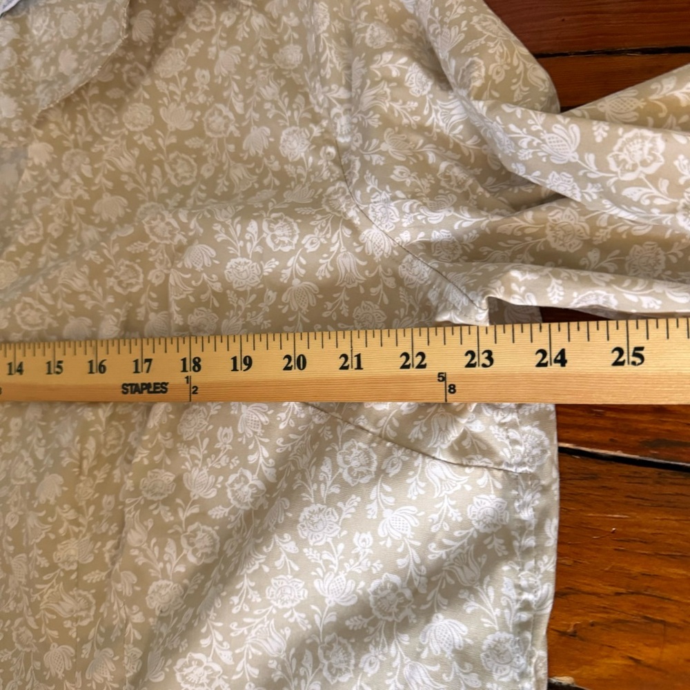 Croft & Barrow Floral Button Down 3/4 Sleeve Top Size 1X NWOT - Picture 12 of 13